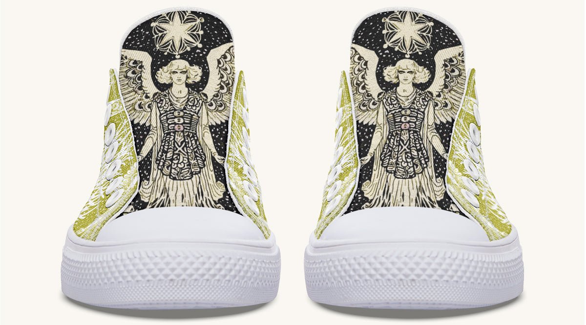 Call Upon the Star Green White Lowtops - Jaded Lament