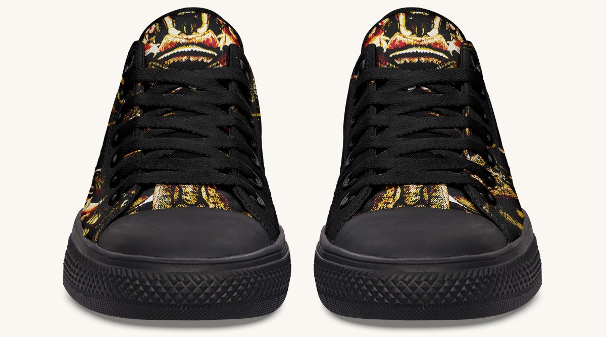 Crawl the Sea of Stars Black Lowtops - Jaded Lament