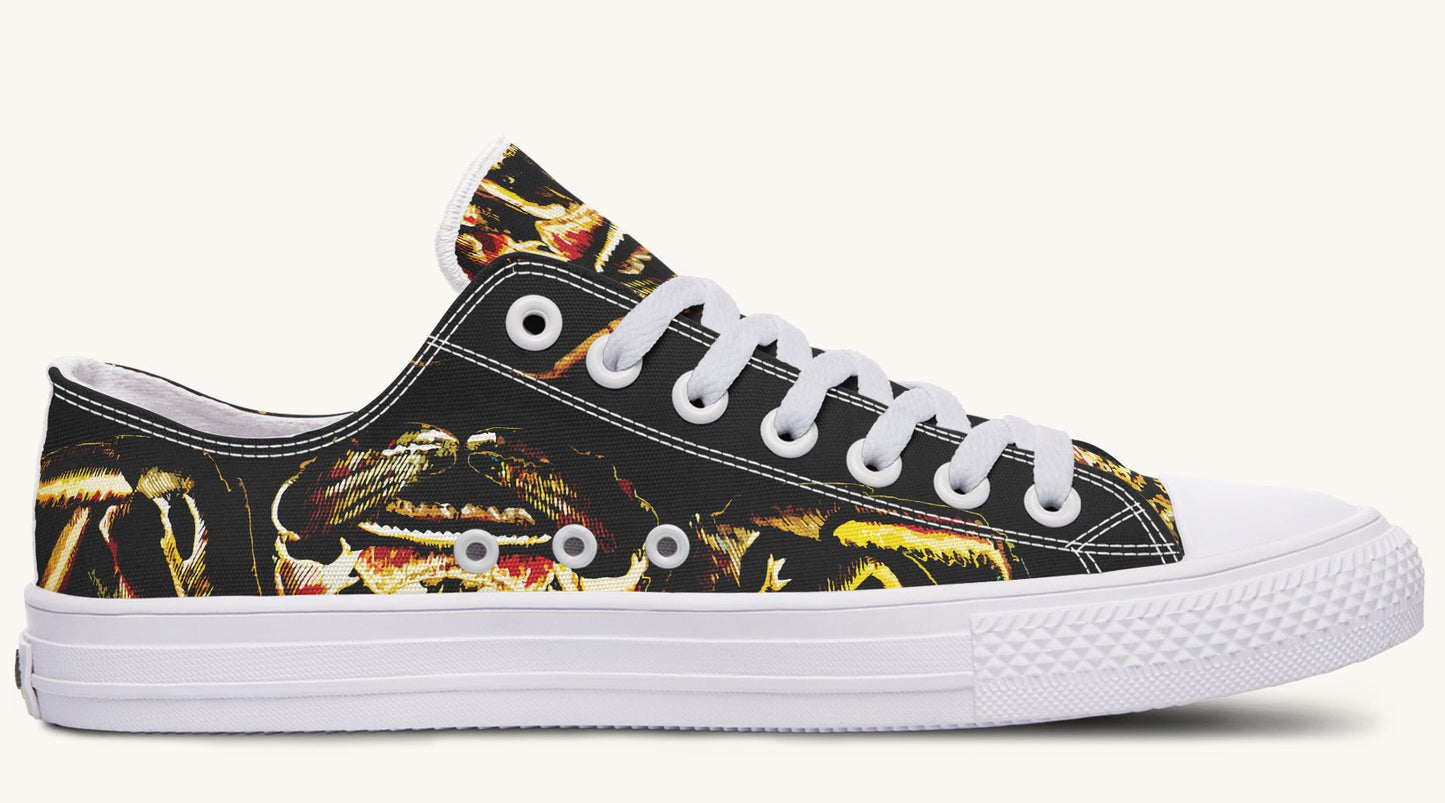 Crawl the Sea of Stars Black Lowtops - Jaded Lament