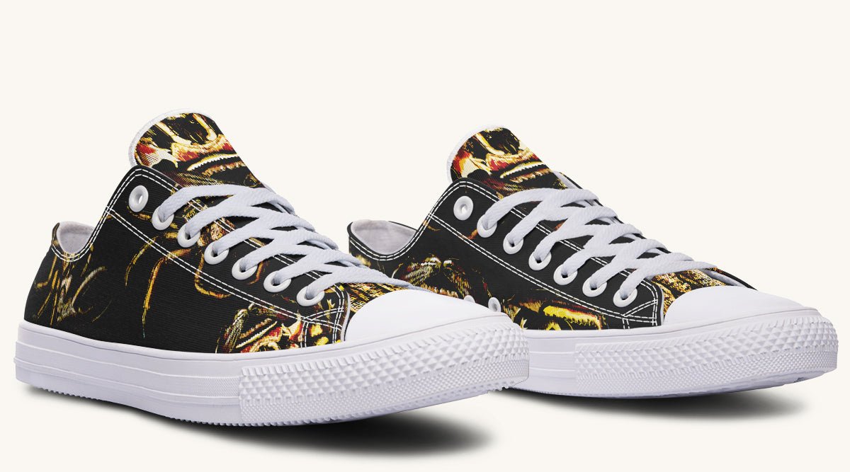 Crawl the Sea of Stars Black Lowtops - Jaded Lament