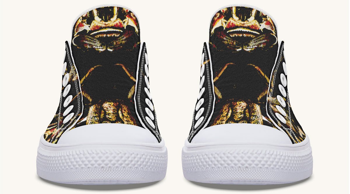 Crawl the Sea of Stars Black Lowtops - Jaded Lament