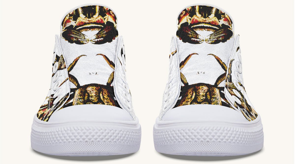 Crawl the Sea of Stars White Lowtops - Jaded Lament