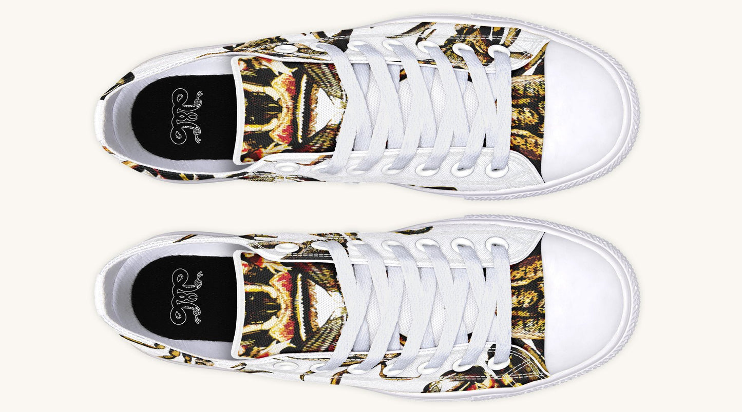 Crawl the Sea of Stars White Lowtops - Jaded Lament