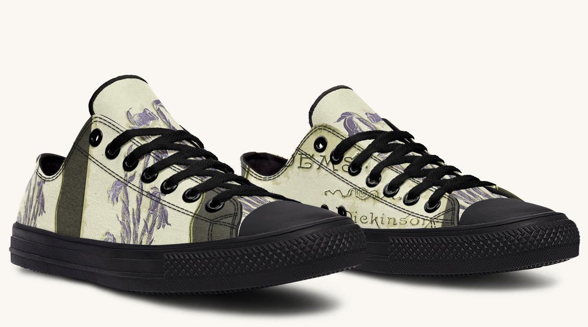 Hope Wears a Feather Emily Dickinson Lowtops - Jaded Lament