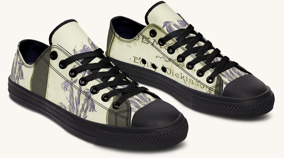 Hope Wears a Feather Emily Dickinson Lowtops - Jaded Lament