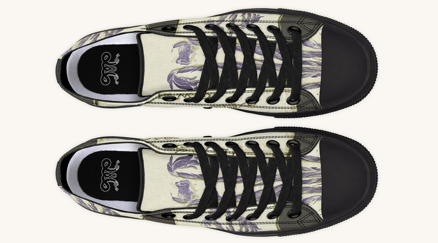 Hope Wears a Feather Emily Dickinson Lowtops - Jaded Lament