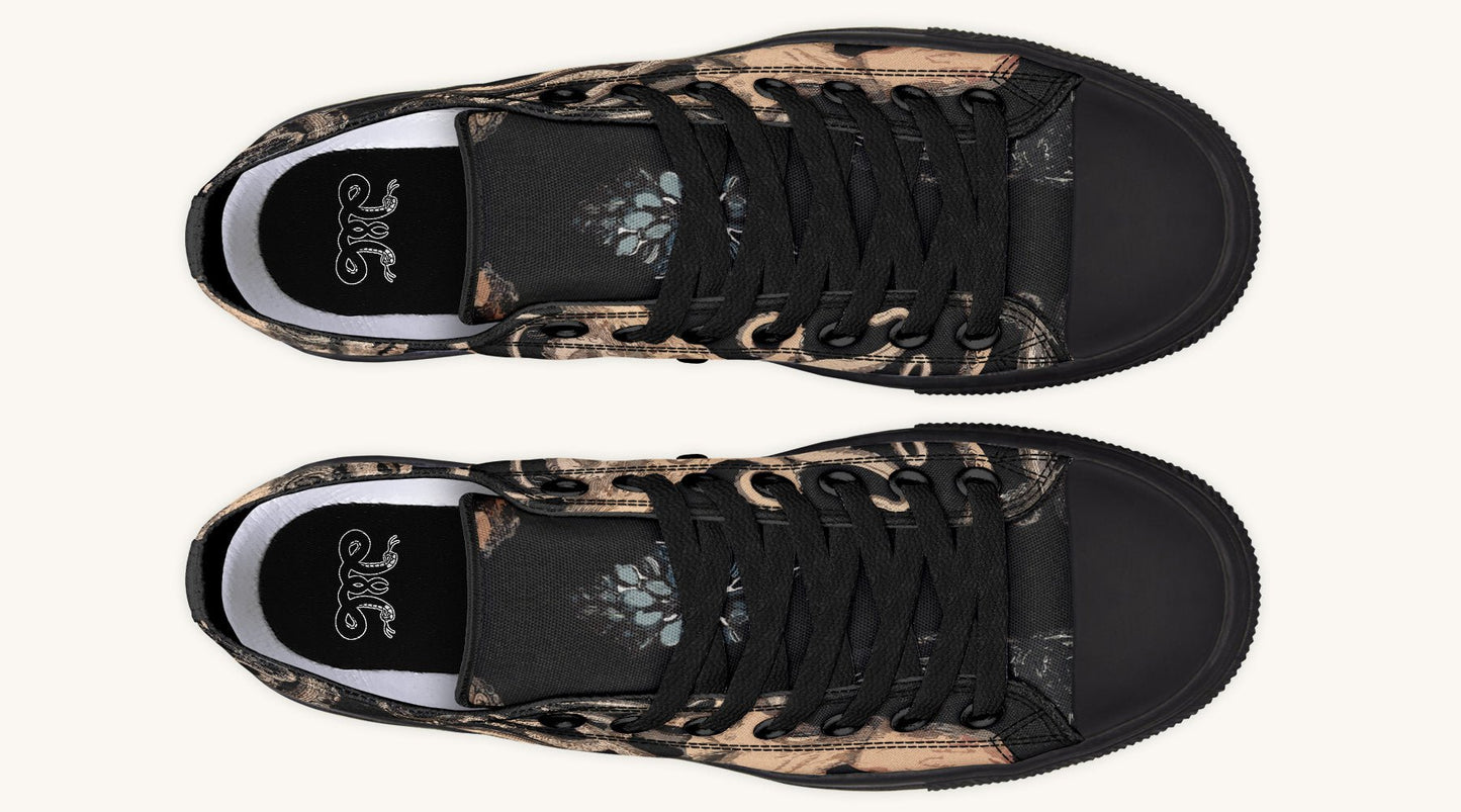 Kraken Unleashed Black Lowtops - Jaded Lament