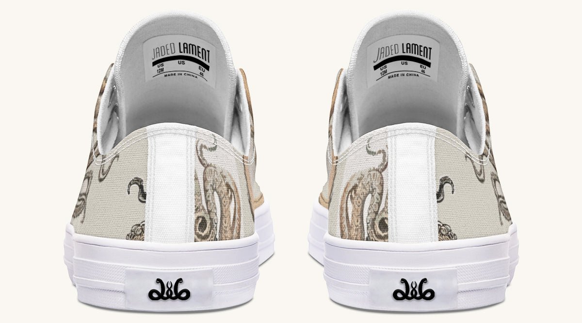 Kraken Unleashed Light Brown Lowtops - Jaded Lament