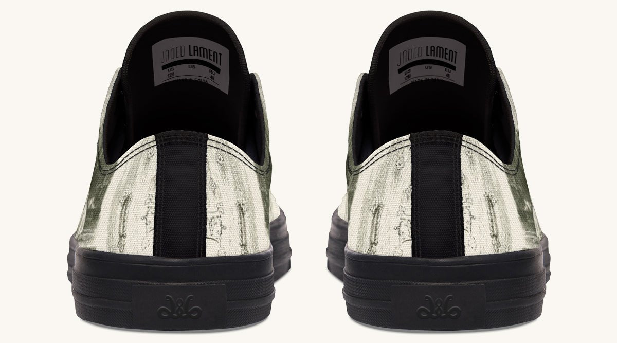 The Bear Shall Be Thy Choice Cream Lowtops - Jaded Lament