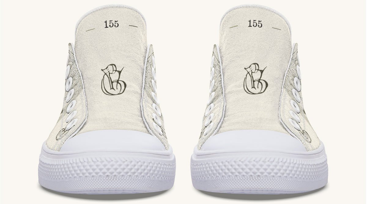 The Bear Shall Be Thy Choice Cream Lowtops - Jaded Lament