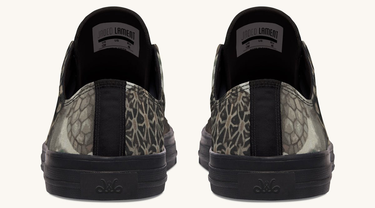 Turtle Time Desaturated Lowtops - Jaded Lament