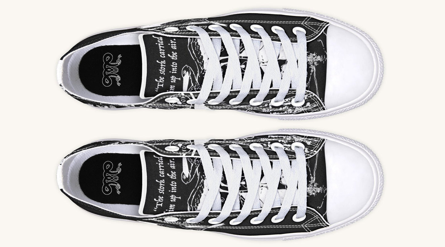 Woz Stork And Scarecrow Lowtops - Jaded Lament