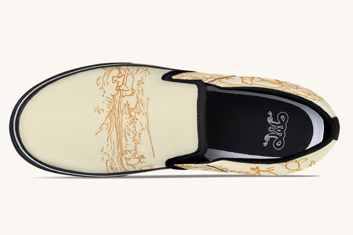 A Day With Friends Slip On Shoes - Jaded Lament