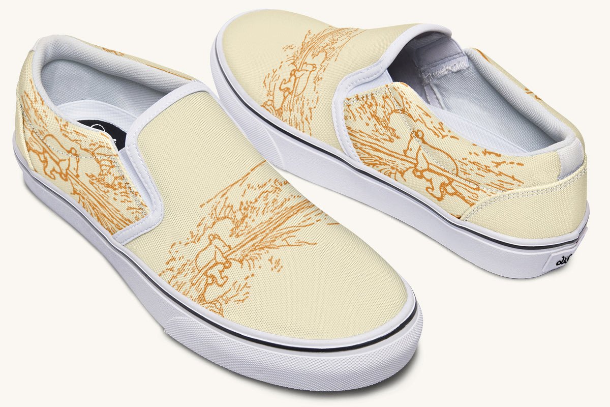 A Day With Friends Slip On Shoes - Jaded Lament