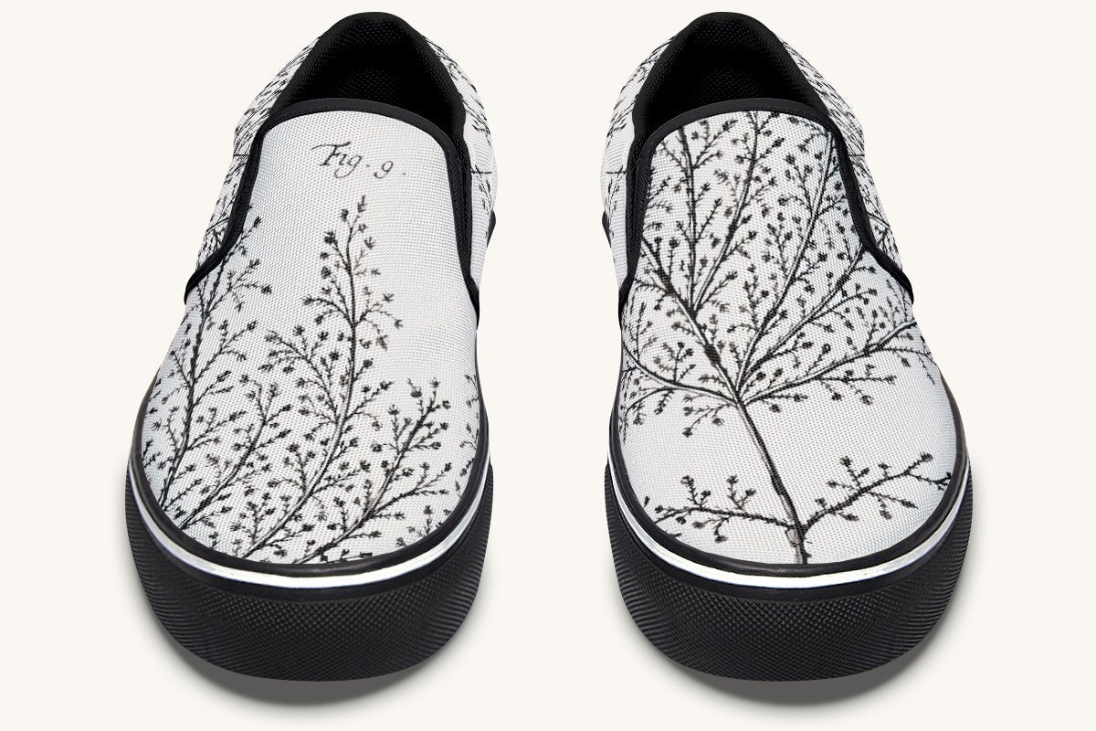A Delicate Breath Bw Slip On Shoes - Jaded Lament