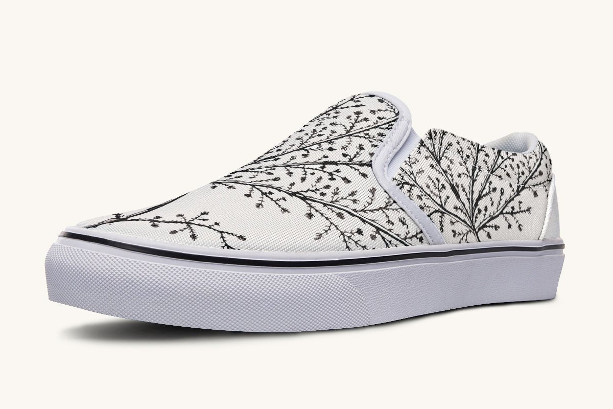 A Delicate Breath Bw Slip On Shoes - Jaded Lament