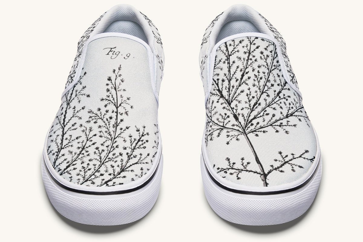 A Delicate Breath Bw Slip On Shoes - Jaded Lament