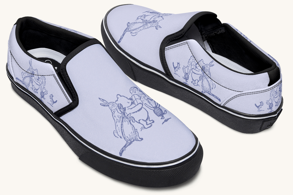 A Gift for Pooh Slip On Shoes - Jaded Lament