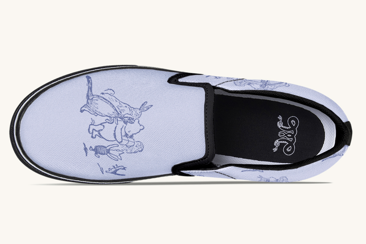 A Gift for Pooh Slip On Shoes - Jaded Lament