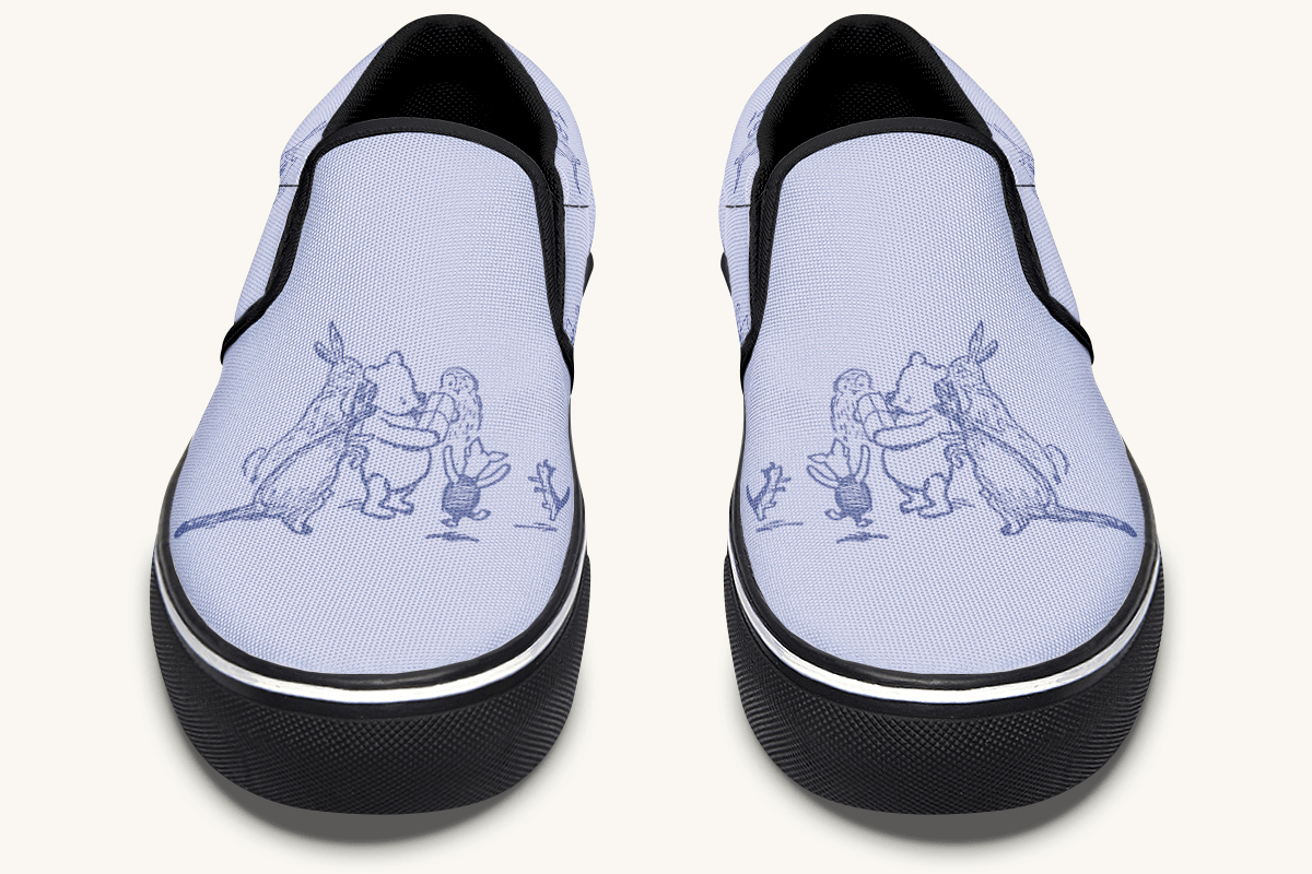 A Gift for Pooh Slip On Shoes - Jaded Lament