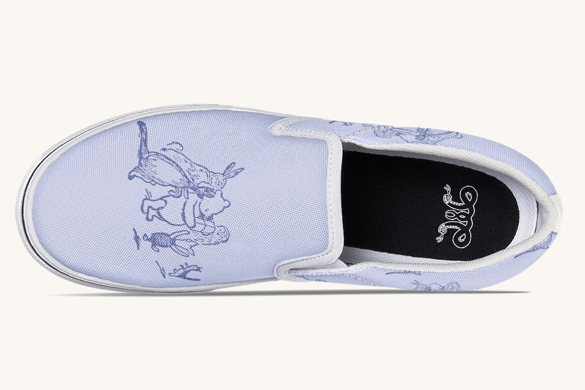 A Gift for Pooh Slip On Shoes - Jaded Lament