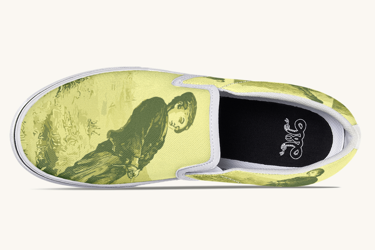 A Pig and His Boy Slip On Shoes - Jaded Lament