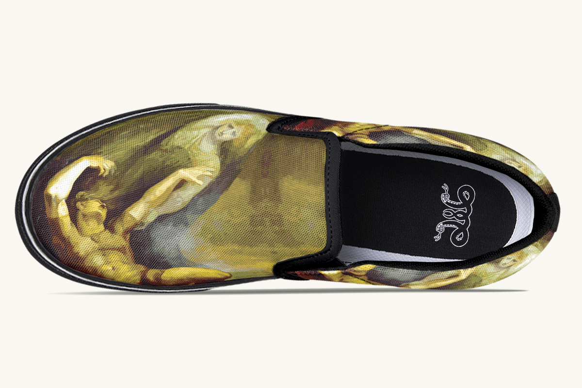 Achilles Weeps for Patroclus Slip On Shoes - Jaded Lament