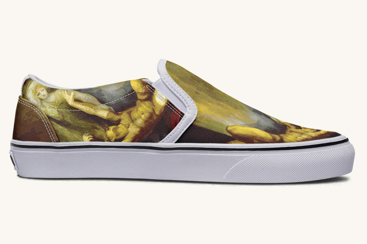 Achilles Weeps for Patroclus Slip On Shoes - Jaded Lament