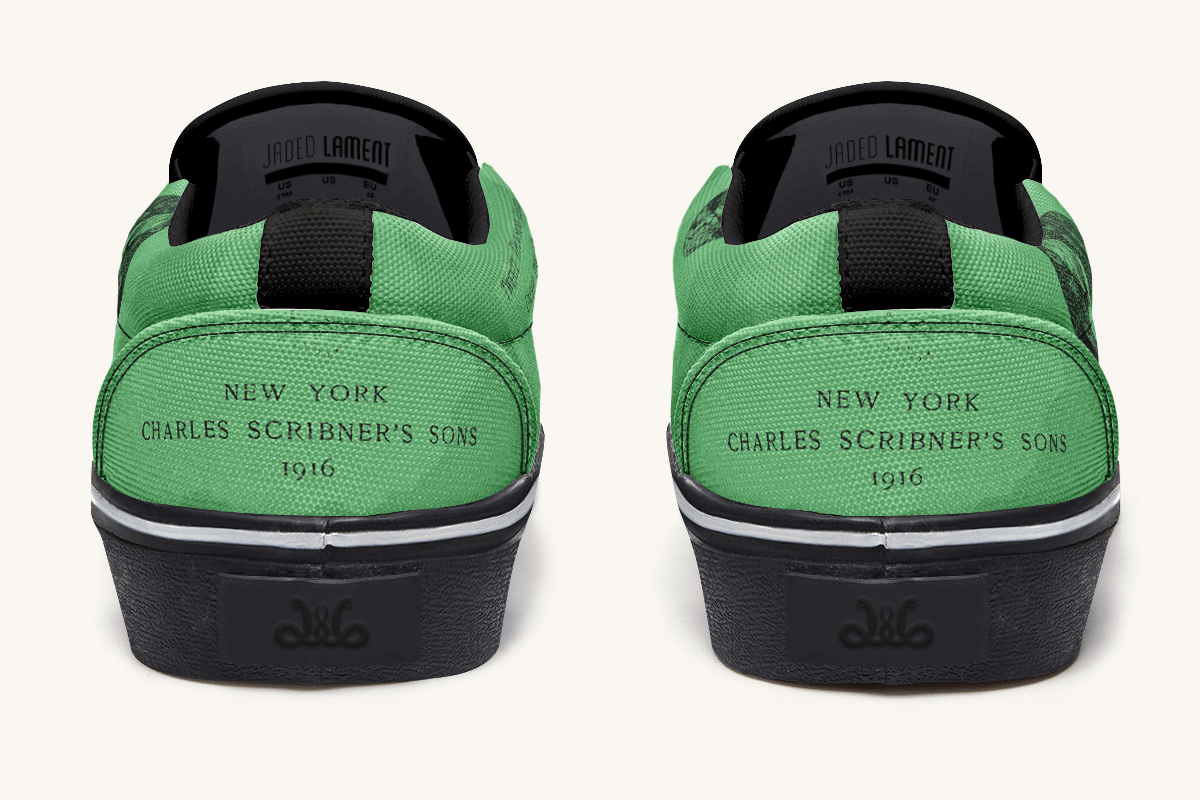 Beneath The Green Silence Slip On Shoes - Jaded Lament