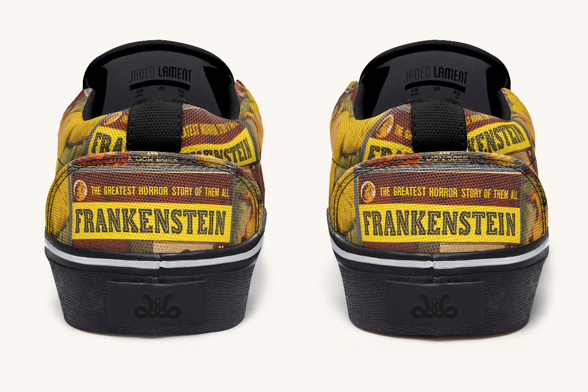 Bride of Lightning – Frankenstein Remade Slip On Shoes - Jaded Lament