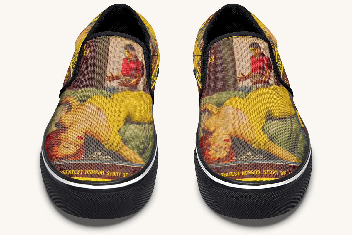 Bride of Lightning – Frankenstein Remade Slip On Shoes - Jaded Lament