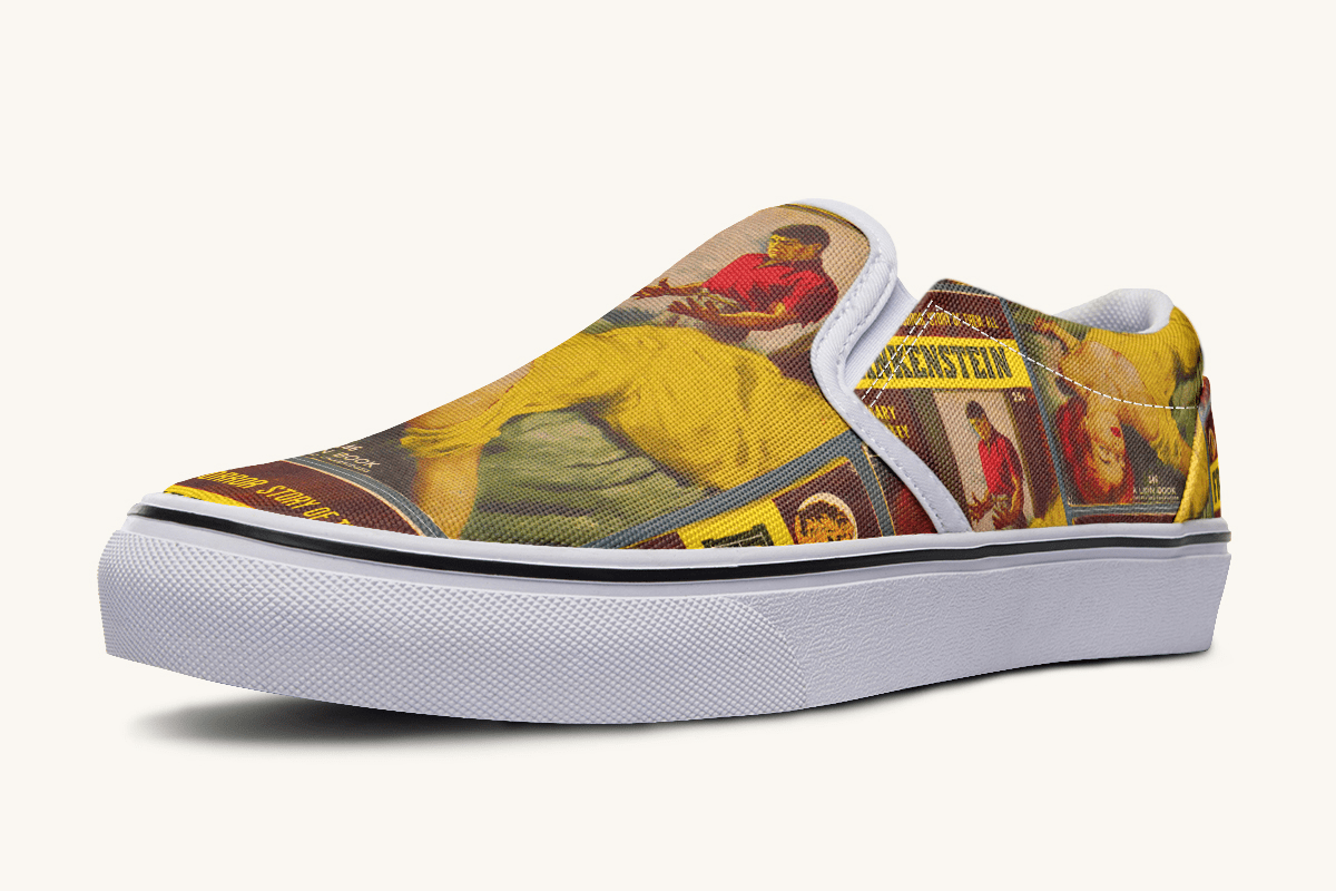 Bride of Lightning – Frankenstein Remade Slip On Shoes - Jaded Lament