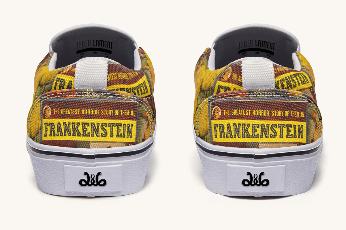 Bride of Lightning – Frankenstein Remade Slip On Shoes - Jaded Lament