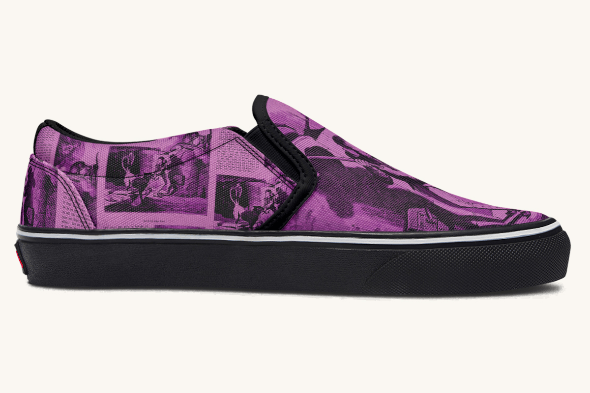 Brother of Fire And Folly Slip On Shoes - Jaded Lament