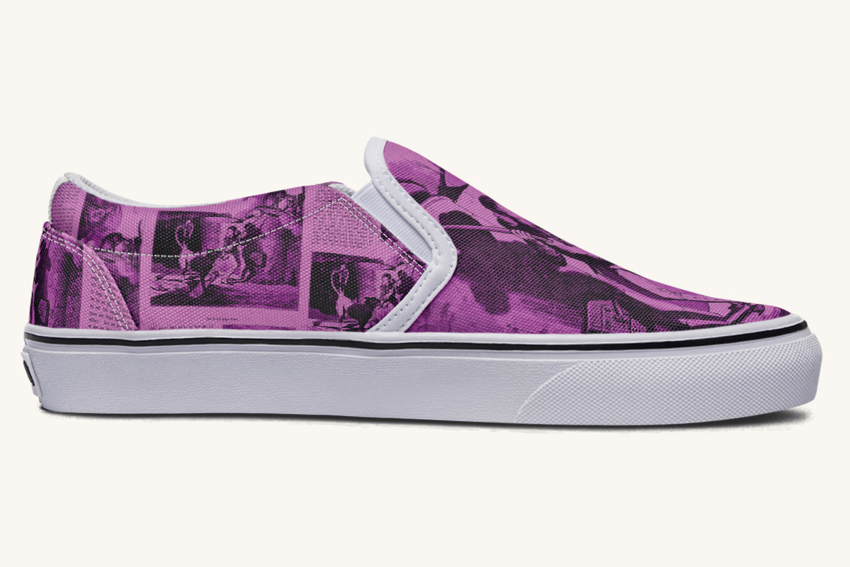Brother of Fire And Folly Slip On Shoes - Jaded Lament