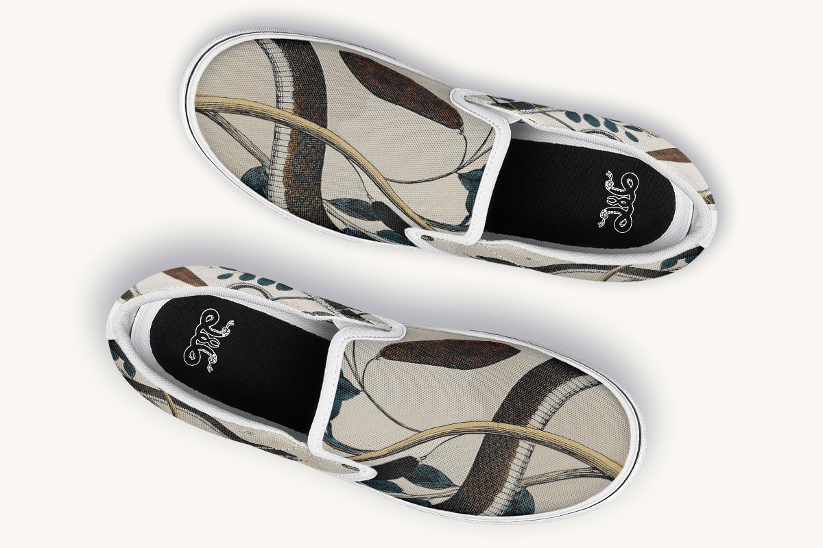 Canopy Of Life Slip On Shoes - Jaded Lament