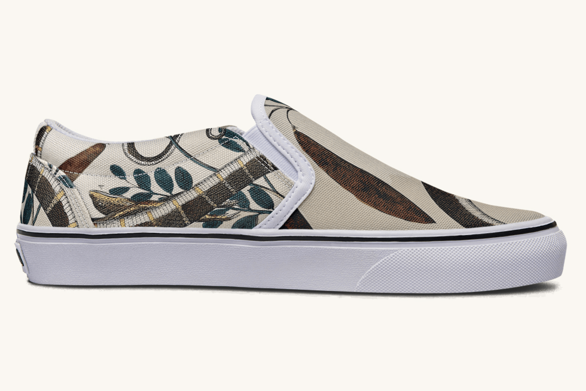 Canopy Of Life Slip On Shoes - Jaded Lament