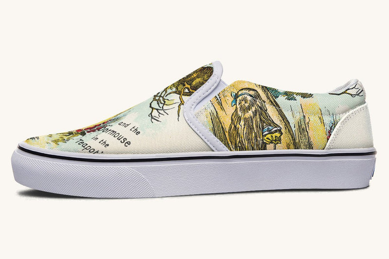 Cheshire Knows Slip On Shoes - Jaded Lament
