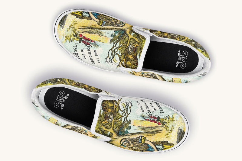 Cheshire Knows Slip On Shoes - Jaded Lament