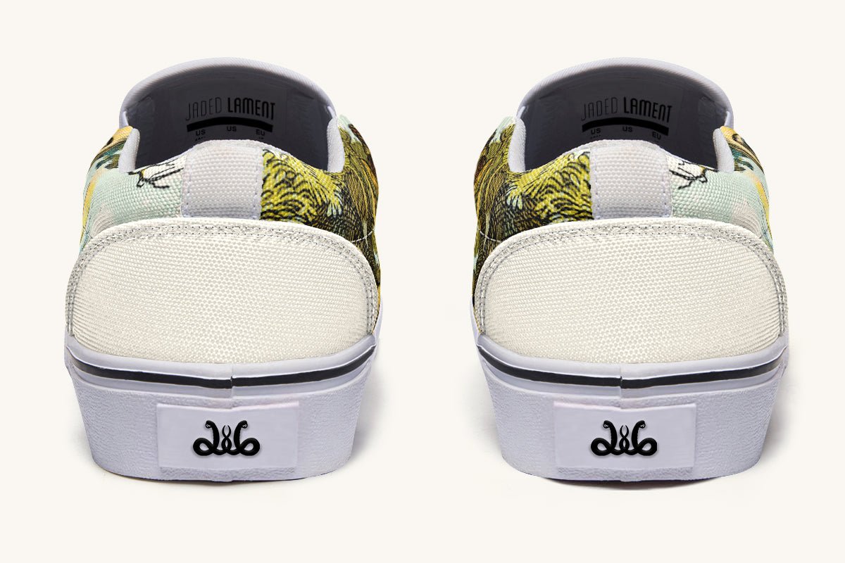 Cheshire Knows Slip On Shoes - Jaded Lament