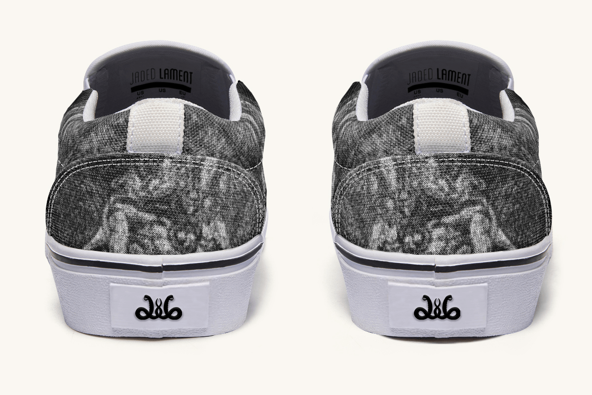 Taken and Twisted Slip On Shoes - Jaded Lament