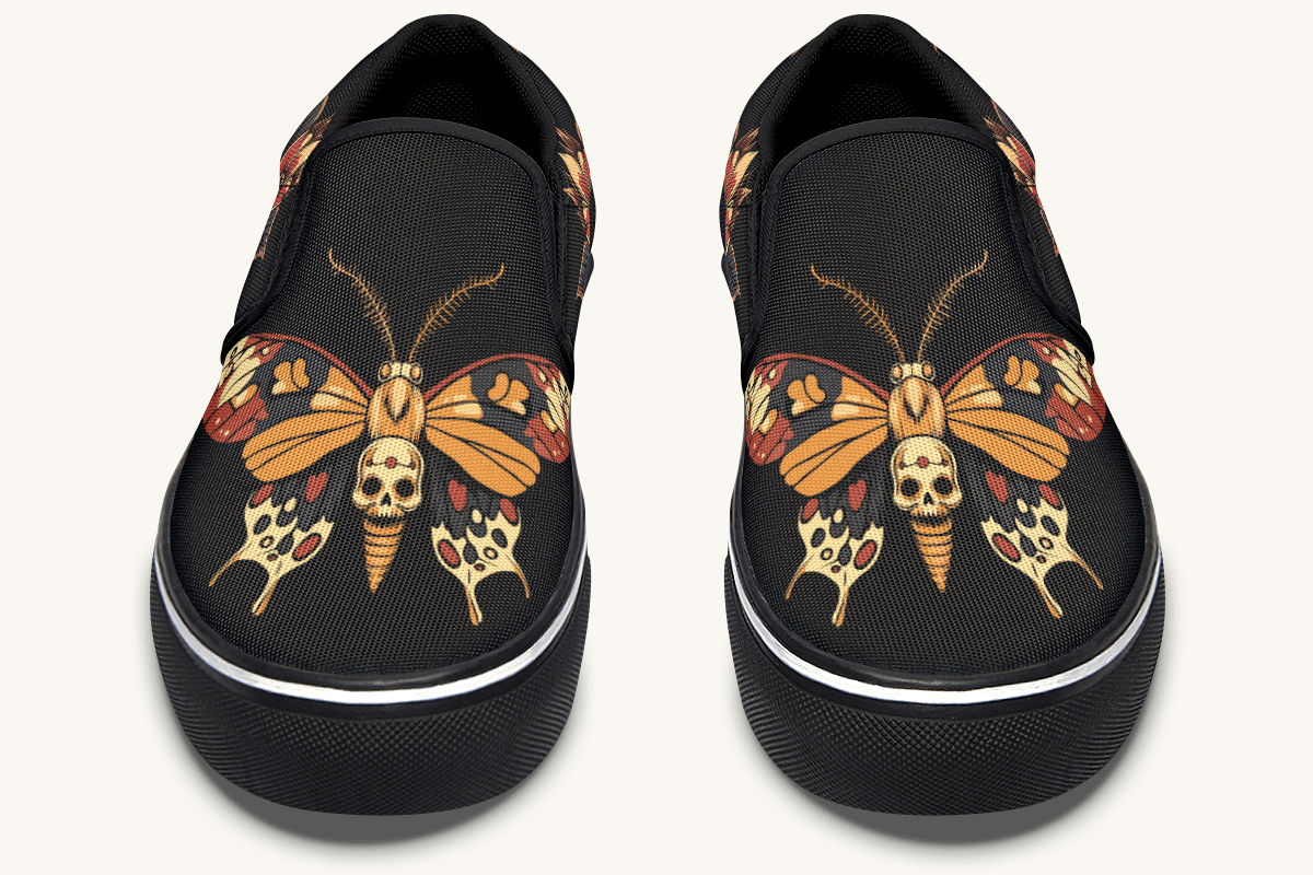 Deathmoth Slip On Shoes - Jaded Lament