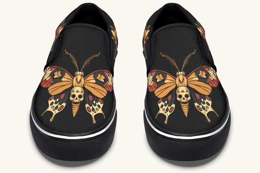 Deathmoth Slip On Shoes - Jaded Lament