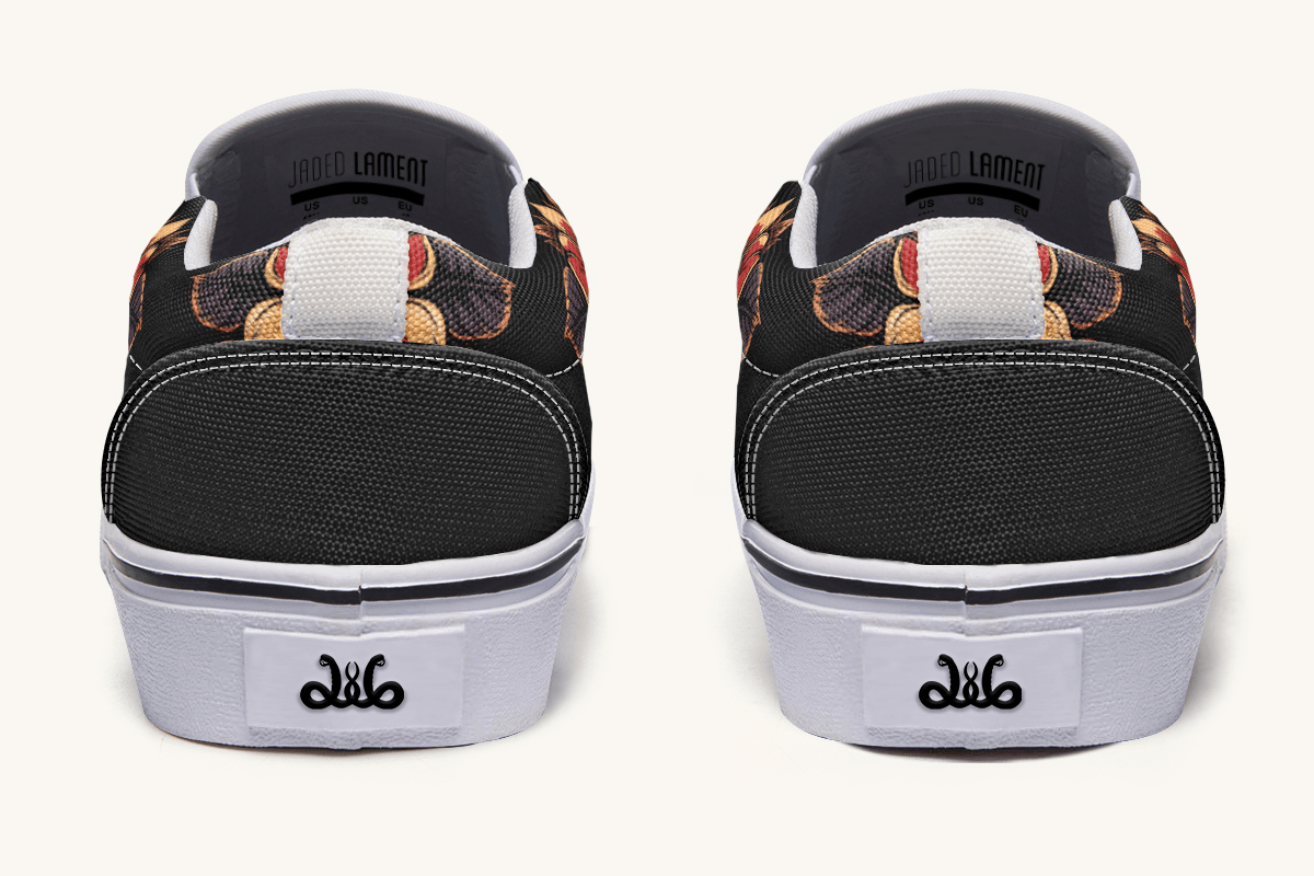 Deathmoth Slip On Shoes - Jaded Lament