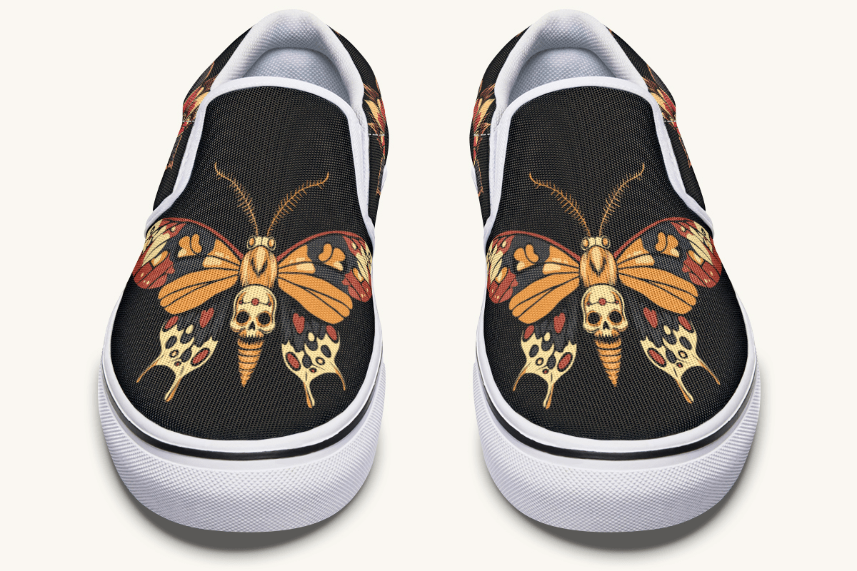 Deathmoth Slip On Shoes - Jaded Lament