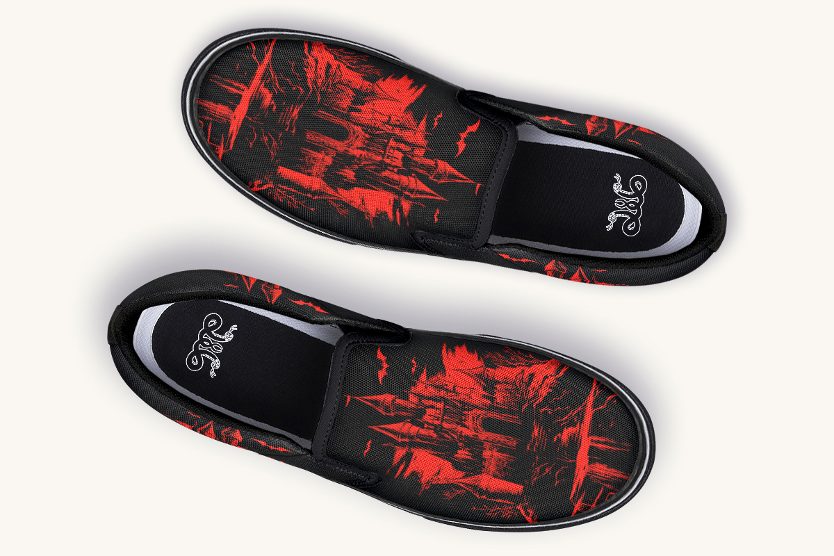 Dracula's Castle Slip On Shoes - Jaded Lament