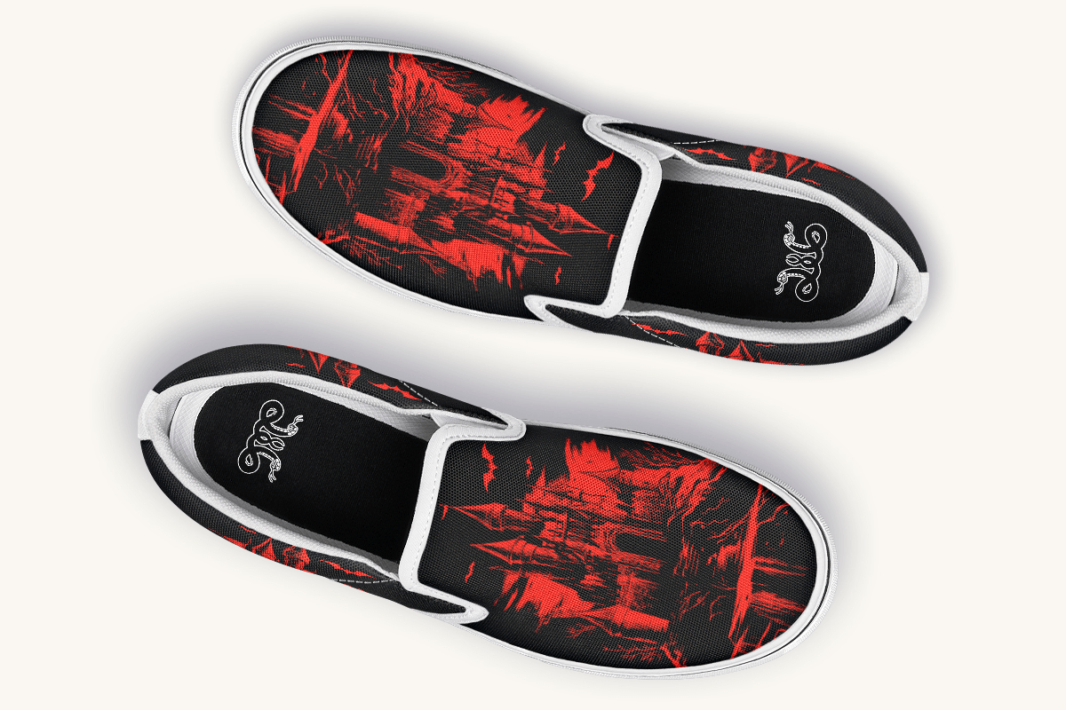 Dracula's Castle Slip On Shoes - Jaded Lament