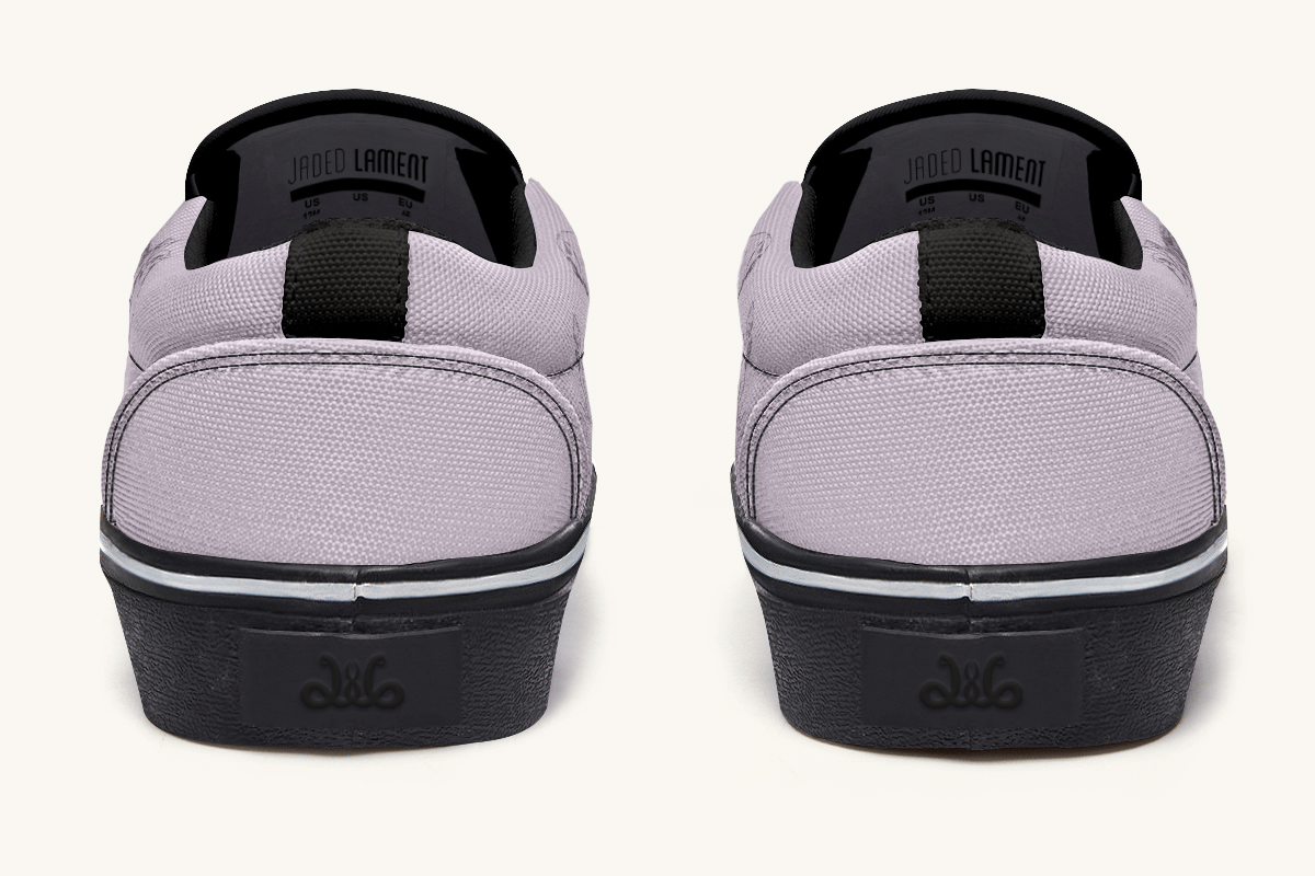 Feather And Cloud Slip On Shoes - Jaded Lament