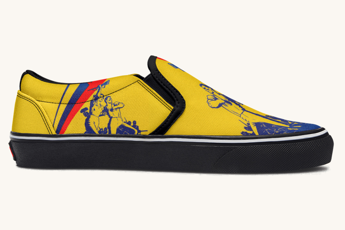 From the Ground We Rise Slip On Shoes - Jaded Lament