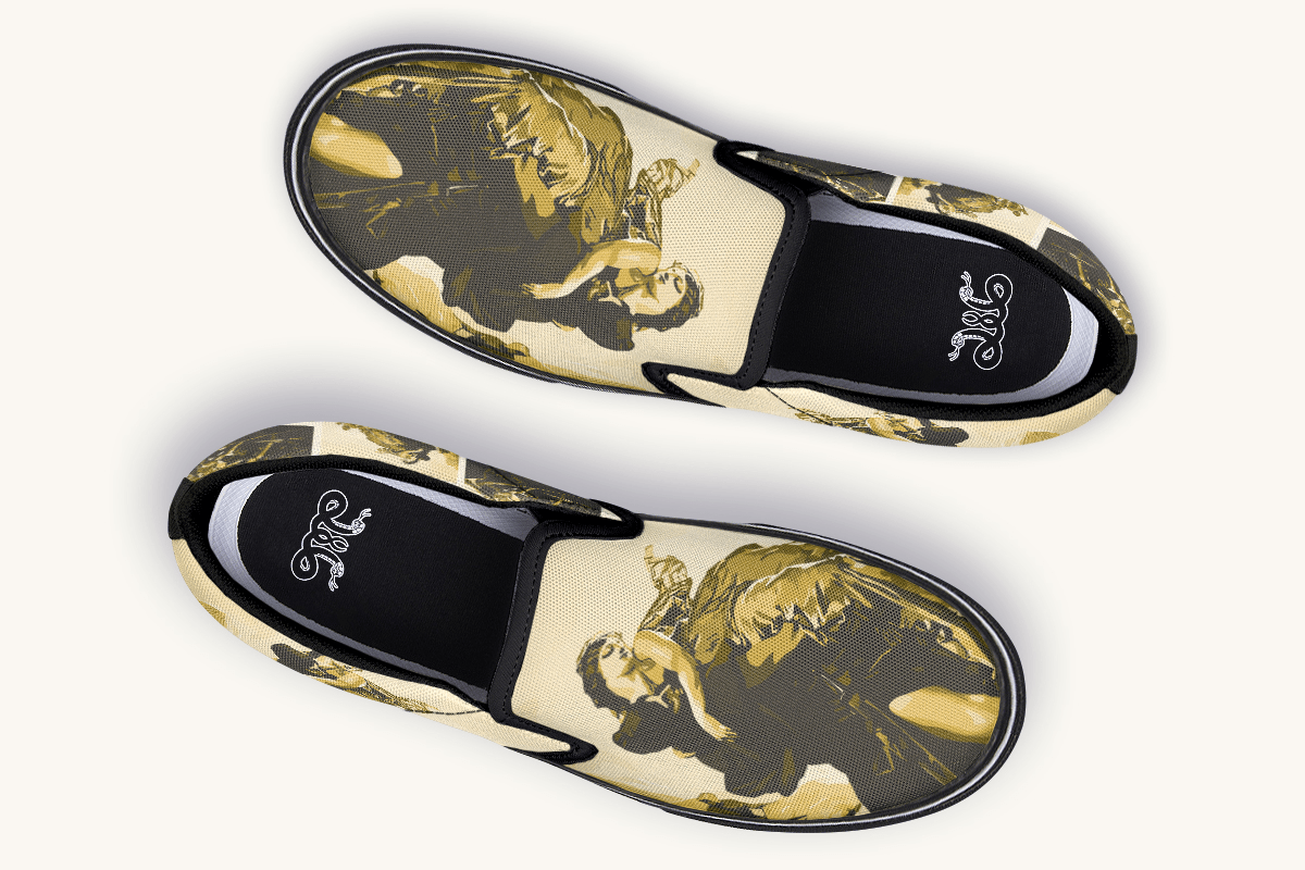Helen Flameborne Slip On Shoes - Jaded Lament